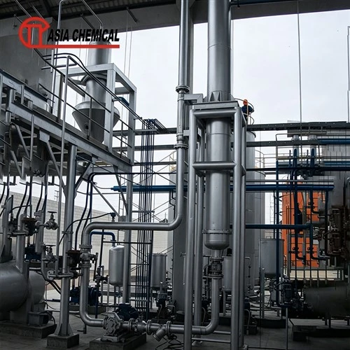 Zwavelzuurfabriek met terugwinning van afvalwarmte
